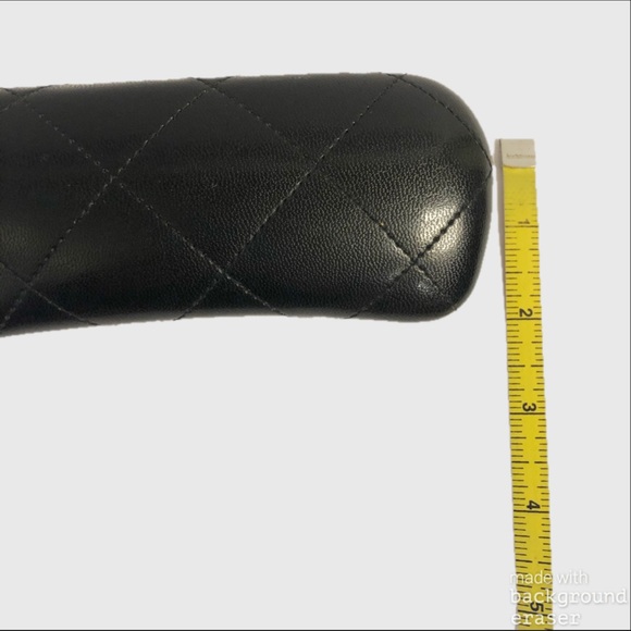 Authentic Chanel Quilted Leather Glasses Case - Picture 7 of 8